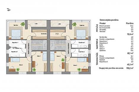Дом на две квартиры в Новом Дравле: 6
