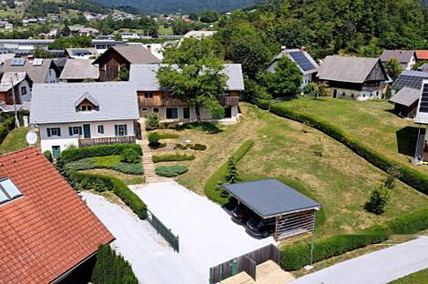 Дом, с которого открывается вид на Бледский замок: 3