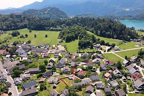 Дом, с которого открывается вид на Бледский замок: 7