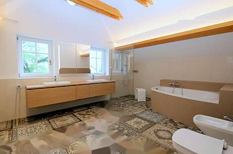 Дом, с которого открывается вид на Бледский замок: 14