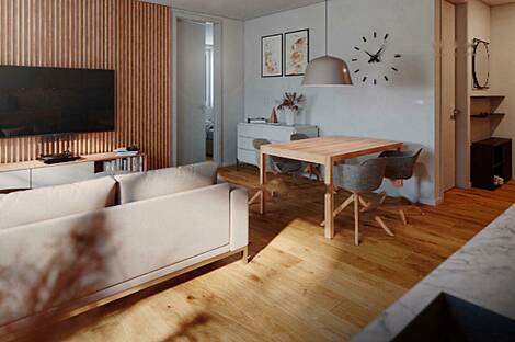 Трехкомнатная квартира в Жидановом Квартале: 9