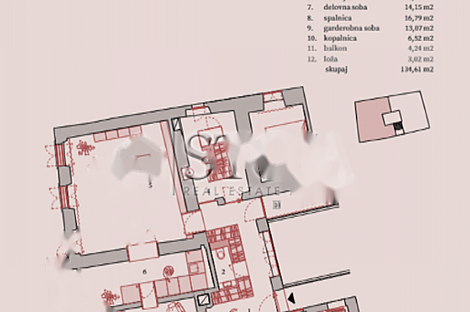 3,5-комнатная квартира в центре Любляны: 11