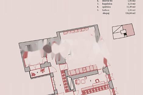 Квартира с четырьмя комнатами в Центральной части: 9