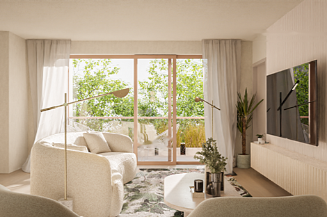 Трёхкомнатная квартира в районе Бежиград.: 12