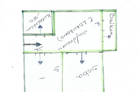 Трехкомнатная квартира, ЗГ, район Шишка: 4