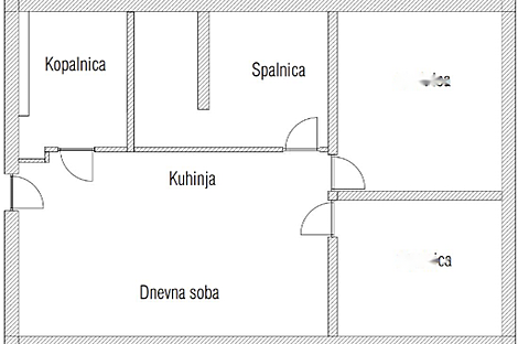 3,5-комнатная квартира в районе Ново Поле.: 1