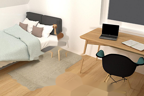 3,5-комнатная квартира в районе Ново Поле.: 12