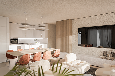 Четырехкомнатная квартира в районе Бежиград, Новая Любляна.: 1