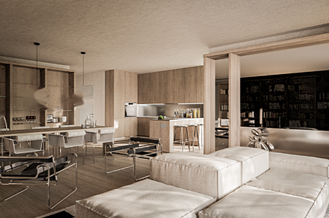 Четырехкомнатная квартира в районе Бежиград, Новая Любляна.: 12