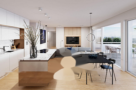 Квартира с четырьмя комнатами в районе Рудника.: 8