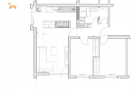 Трёхкомнатная квартира на Водмате, в центре: 17