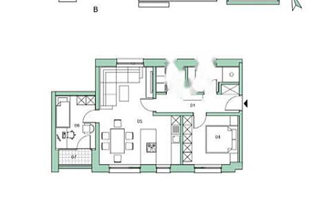 Трёхкомнатная квартира в Надгорице: 13