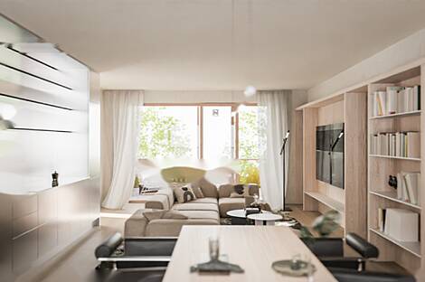 Квартира с двумя комнатами в районе Безиград: 2