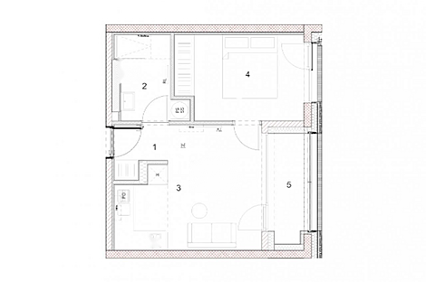 Квартира с двумя комнатами в районе Безиград: 13