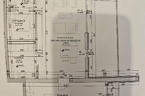 Квартира с двумя комнатами в Дивача: 15