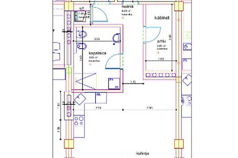 Трёхкомнатная квартира в Изоле: 21