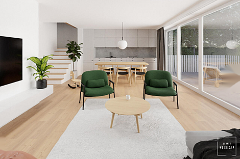 Дом с террасой Ново Любляна Вич: 1