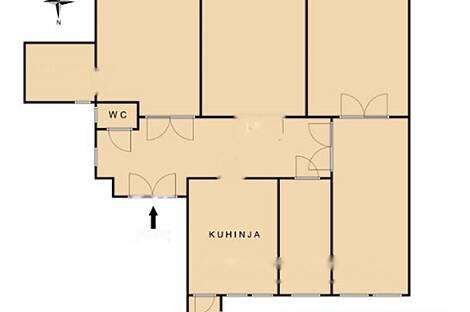 Жильё в центре Нового Любляна: 3