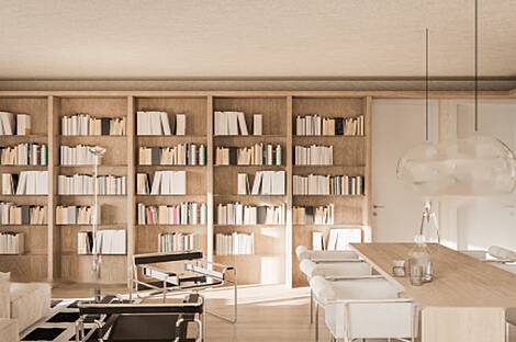 Четырехкомнатная квартира расположена в районе Бежиград.: 10