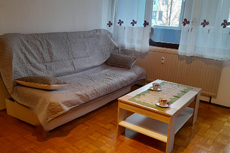 Однокомнатная квартира-студия расположена на Брилей улице: 7