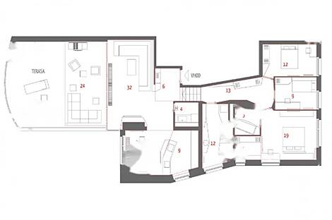 Четырехкомнатная квартира в центре Любляны: 25