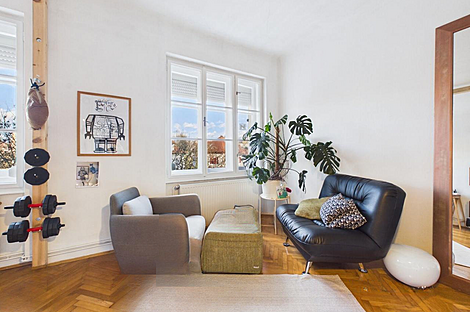 Центральное расположение, квартира с одной комнатой: 2