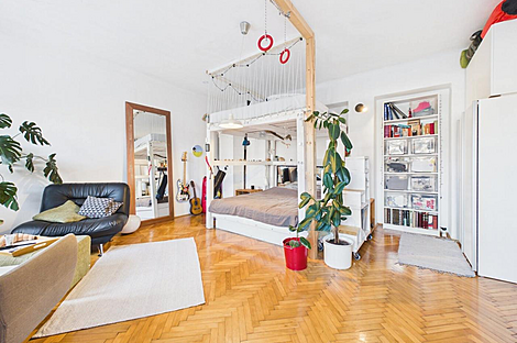 Центральное расположение, квартира с одной комнатой: 4