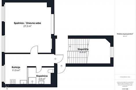 Центральное расположение, квартира с одной комнатой: 16