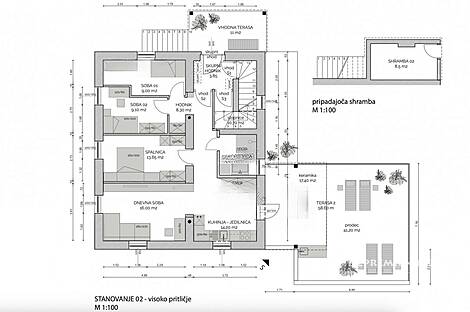 Квартира с четырьмя комнатами: 13
