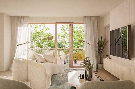 Двухкомнатная квартира в районе Бежиград: 14