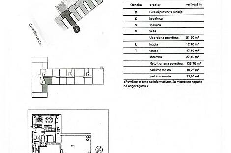 Двухкомнатная квартира в районе Новая Жишка: 19