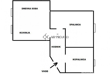 Двухкомнатная квартира Рудник: 7