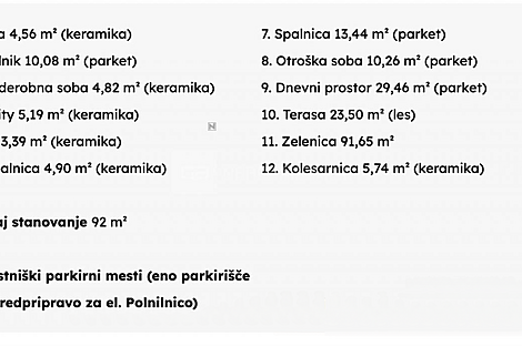 3-комнатная квартира, Станежиче: 21