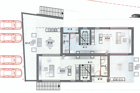 Квартира, 4,5 комнаты, Вич: 4