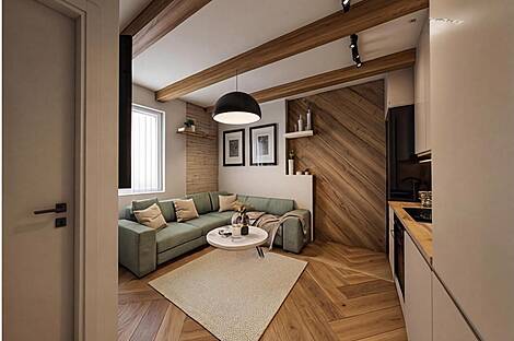 Однокомнатная квартира в Сежане: 2