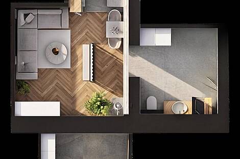 2-комнатная квартира в Сежане: 6