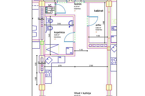 Квартира с тремя комнатами Изола: 21