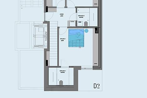 Дуплекс с атриумом в Изоле: 9