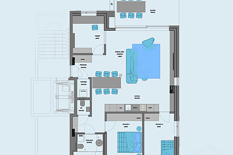Трёхкомнатная квартира с дополнительной зоной в Новом жилом комплексе Изола МоМэнто.: 9
