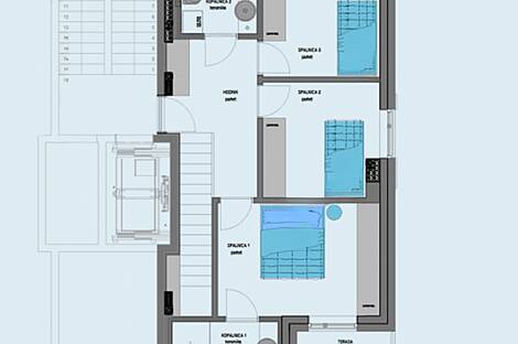 Дуплекс-квартира с четырьмя комнатами в Изоле: 8