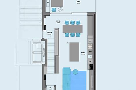 Дуплекс-квартира с четырьмя комнатами в Изоле: 9