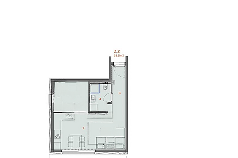 Полуторакомнатная квартира, Бежиград: 8