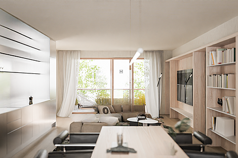 Квартира с тремя комнатами в районе Бежиград: 2