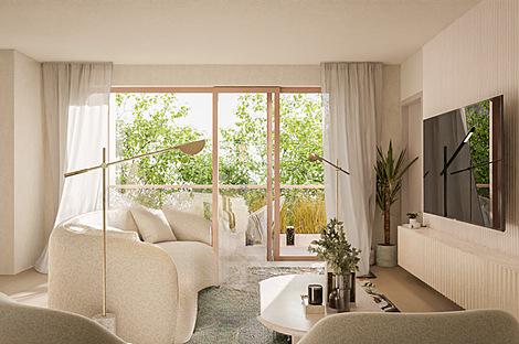 Квартира с тремя комнатами в районе Бежиград: 14