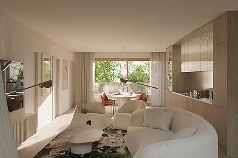 Трёхкомнатная квартира в Бежиграде: 8