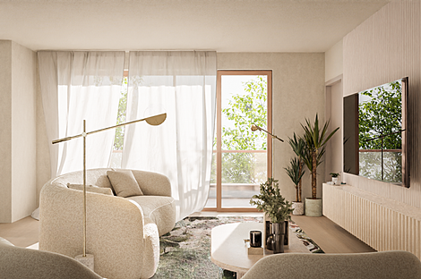 Трёхкомнатная квартира в Бежиграде: 9