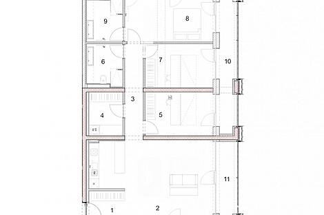 Четырехкомнатная квартира в Бежиград, Любляна: 15