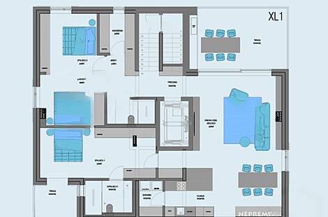Квартира с четырьмя комнатами в резиденции Моментум в Изоле: 7