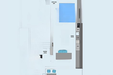Квартира с тремя комнатами в Изоле: 9