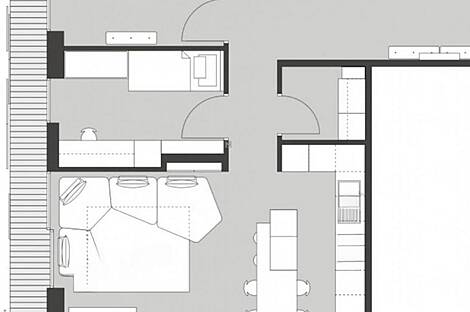 Трёхкомнатная квартира в Таборе: 12